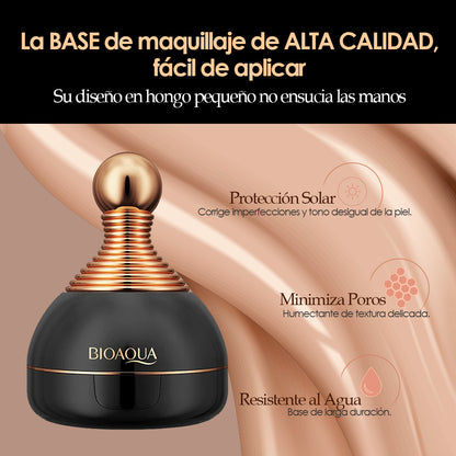 Base de alta cobertura cremosa BIOAQUA LUXURY ✨💁‍♀️ - Dile Adiós al Envejecimiento prematuro y luce hermosa y sin imperfecciones