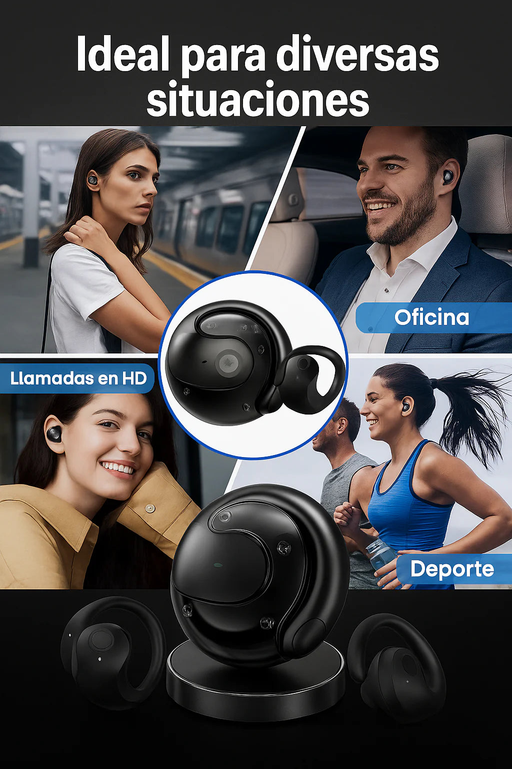 Audífonos traductores - Comunicarte con personas de otros países nunca fue tan fácil Mas de 144 Idiomas en tiempo real